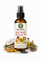 Barasudha deep tissue Ayurvedic pain relief massage oil by Vedayana | chronic joint pain oil India