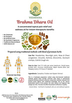 Brahma Dhara - Sinus, Headache, Nose & Chest Congestion Relief
